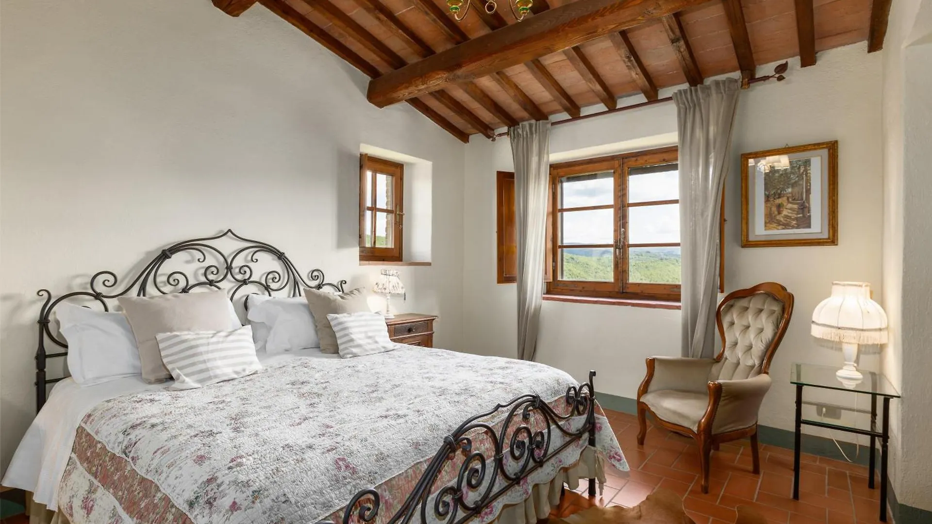 別荘 San Donato in Poggio Casa Poggio A Badia Chianti Viewヴィラ